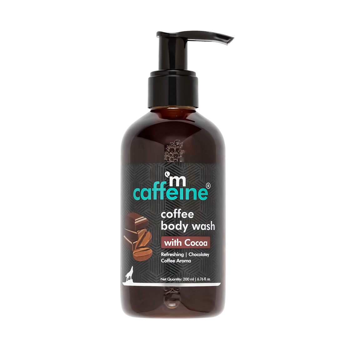 Buy mCaffeine Coffee Body Wash with Cocoa | De-Tan & Deep Cleansing Shower Gel | Enriched with Vitamin E & in Energizing Aroma of Chocolate (200ml) - Purplle