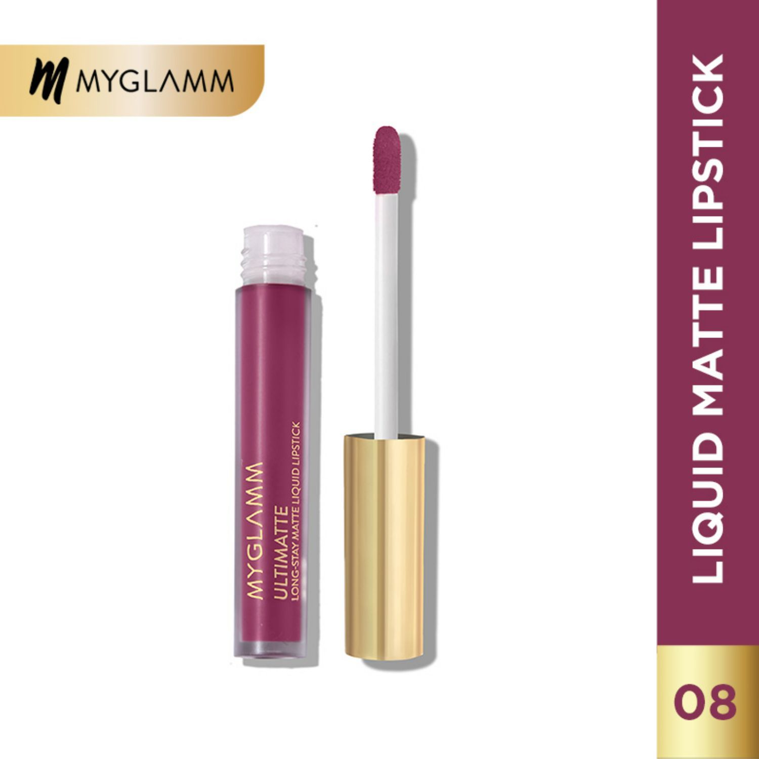 Buy MyGlamm Ultimatte Long Stay Matte Liquid Lipstick-Plum Goddess (2.5 ml) - Purplle