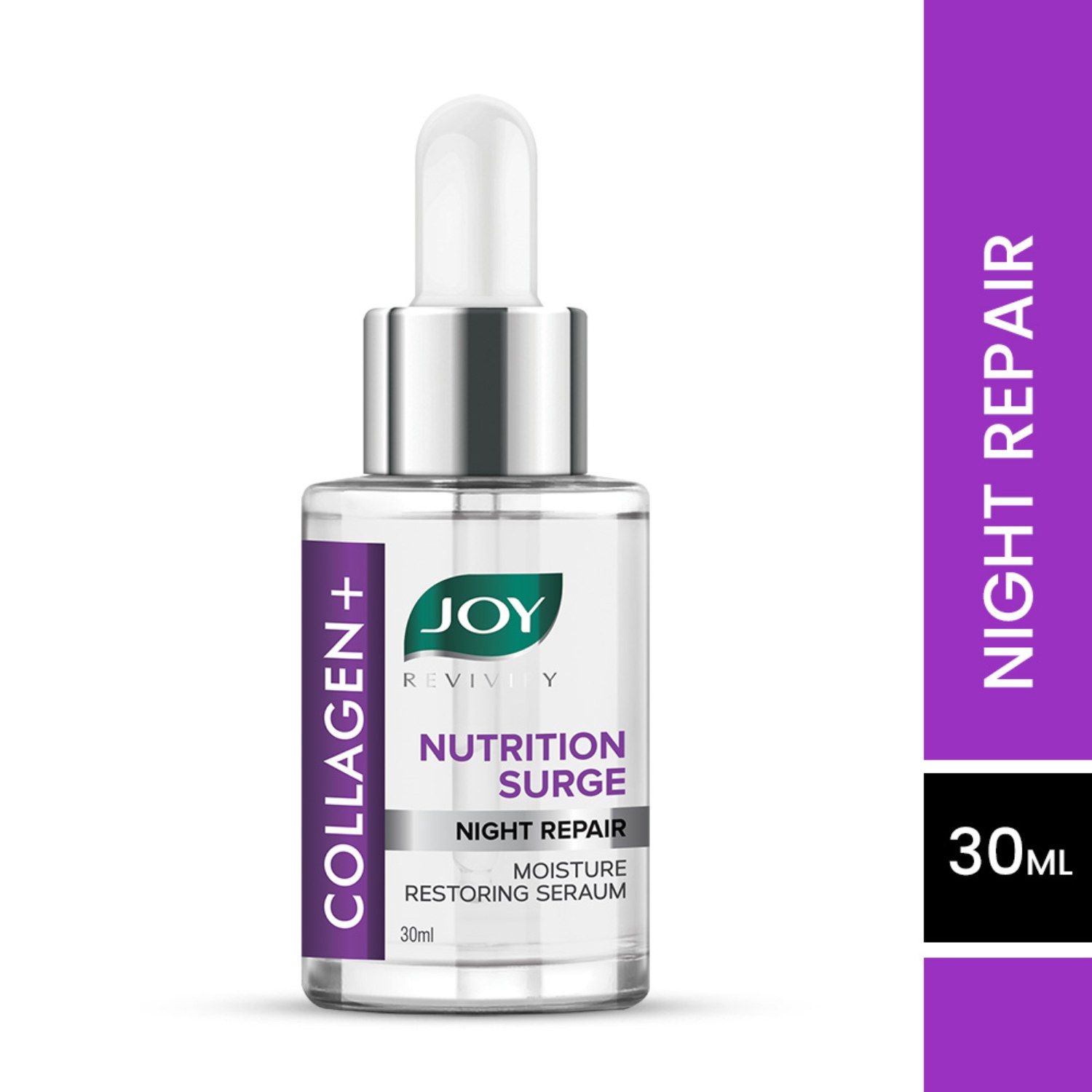 Buy Joy Revivify Collagen+ Nutrition Surge Night Repair Moisture Restoring Face Serum 30ml - Purplle