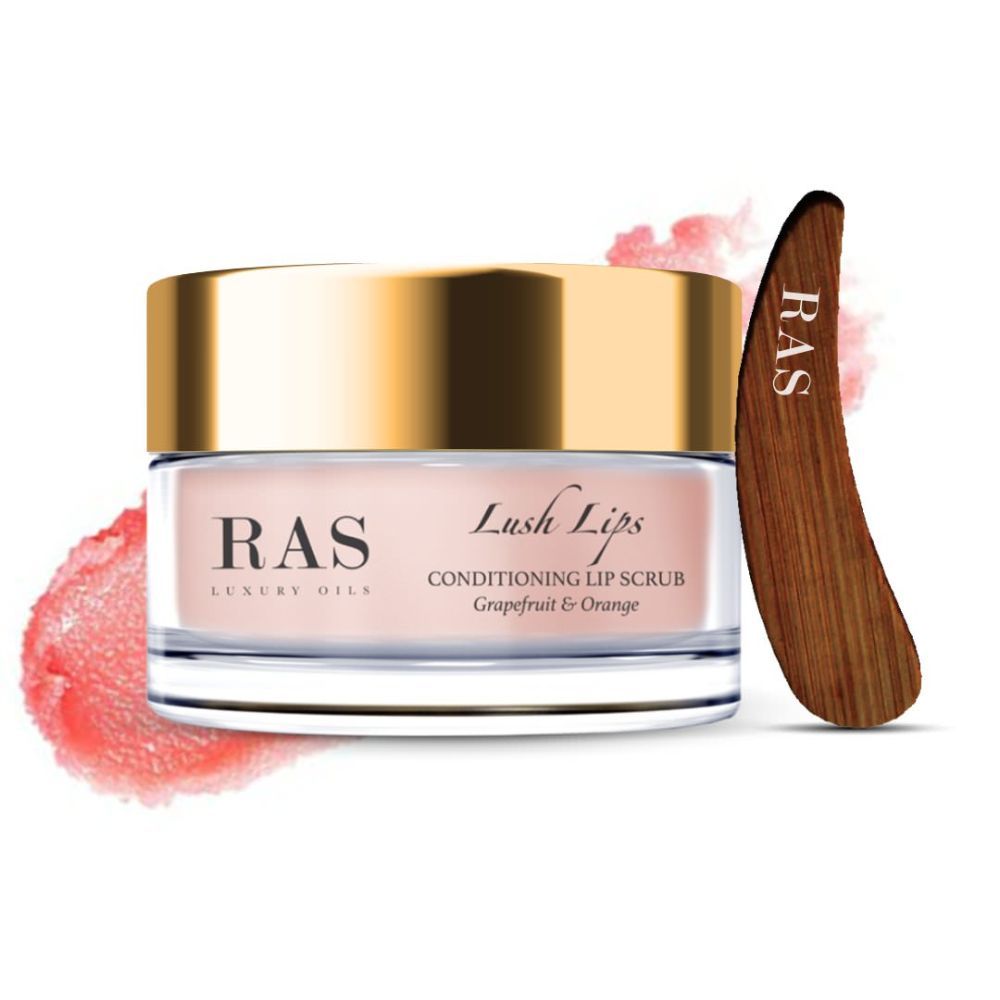 Buy RAS Luxury Oils Lush Lips Conditioning & Brightening Lip Scrub (8 gm) - Purplle