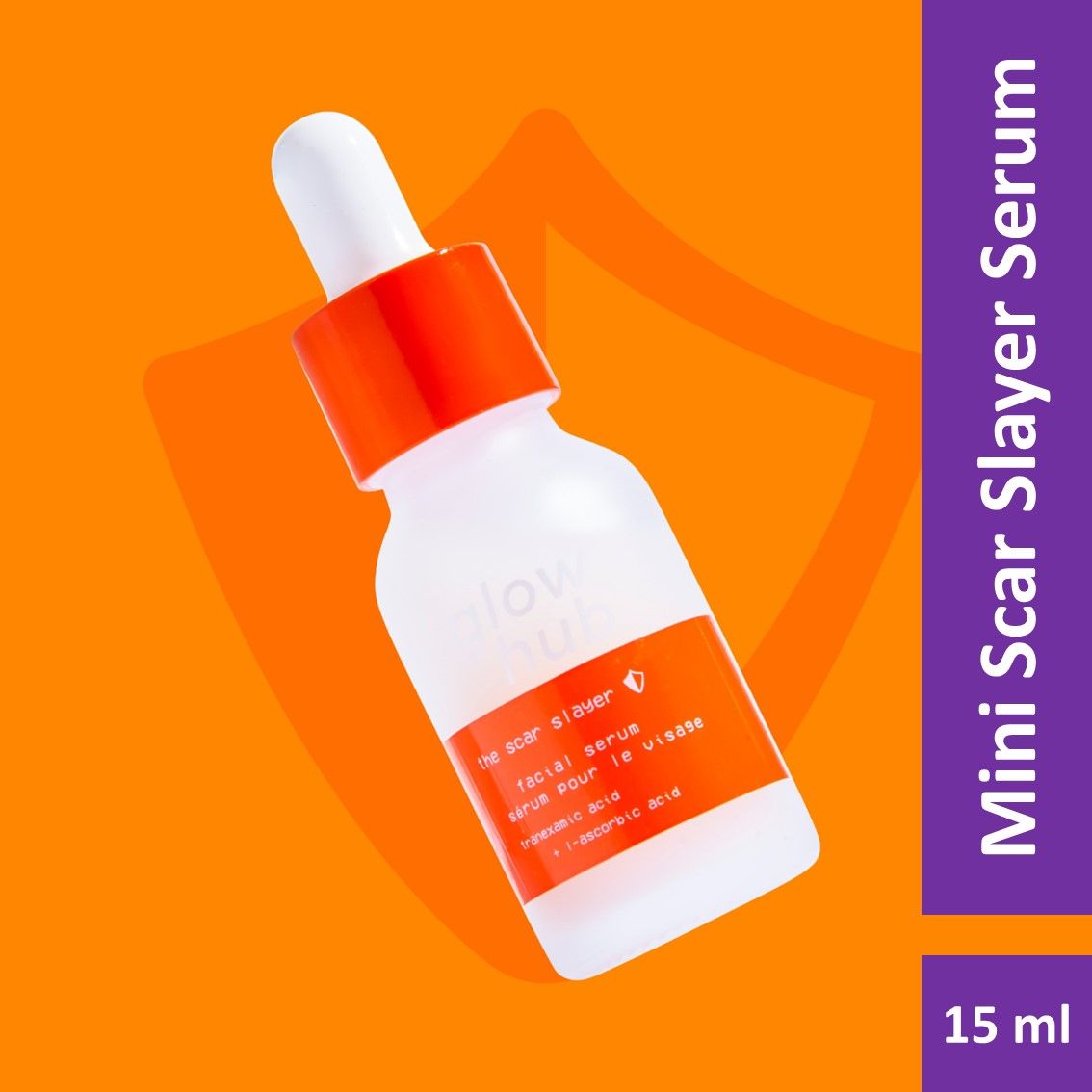 Buy Glow Hub | Mini Scar Slayer Serum (15ml) | Vitamin C, Tranexamic Acid | Pigmentation, Dark Spots, Scars - Purplle