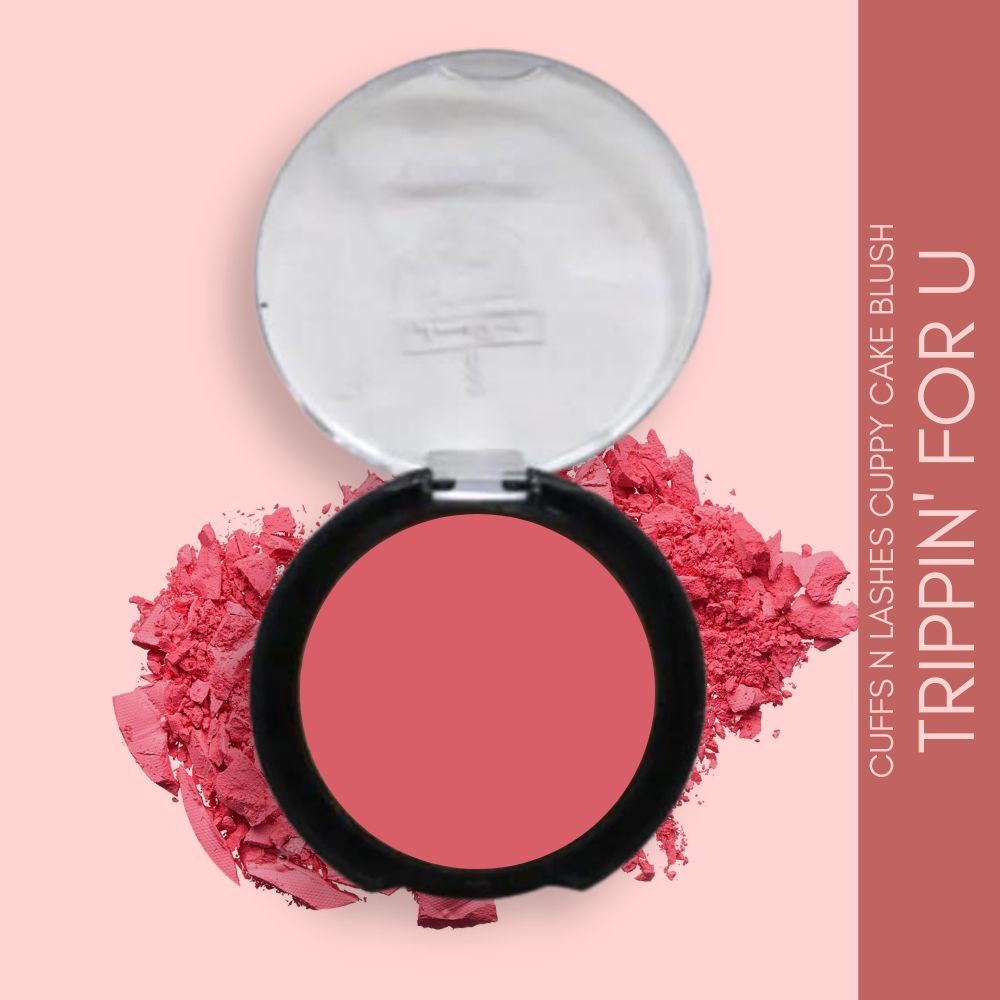 Buy Cuffs N Lashes Cuppy Cake Blush, Trippin' 4U - Purplle