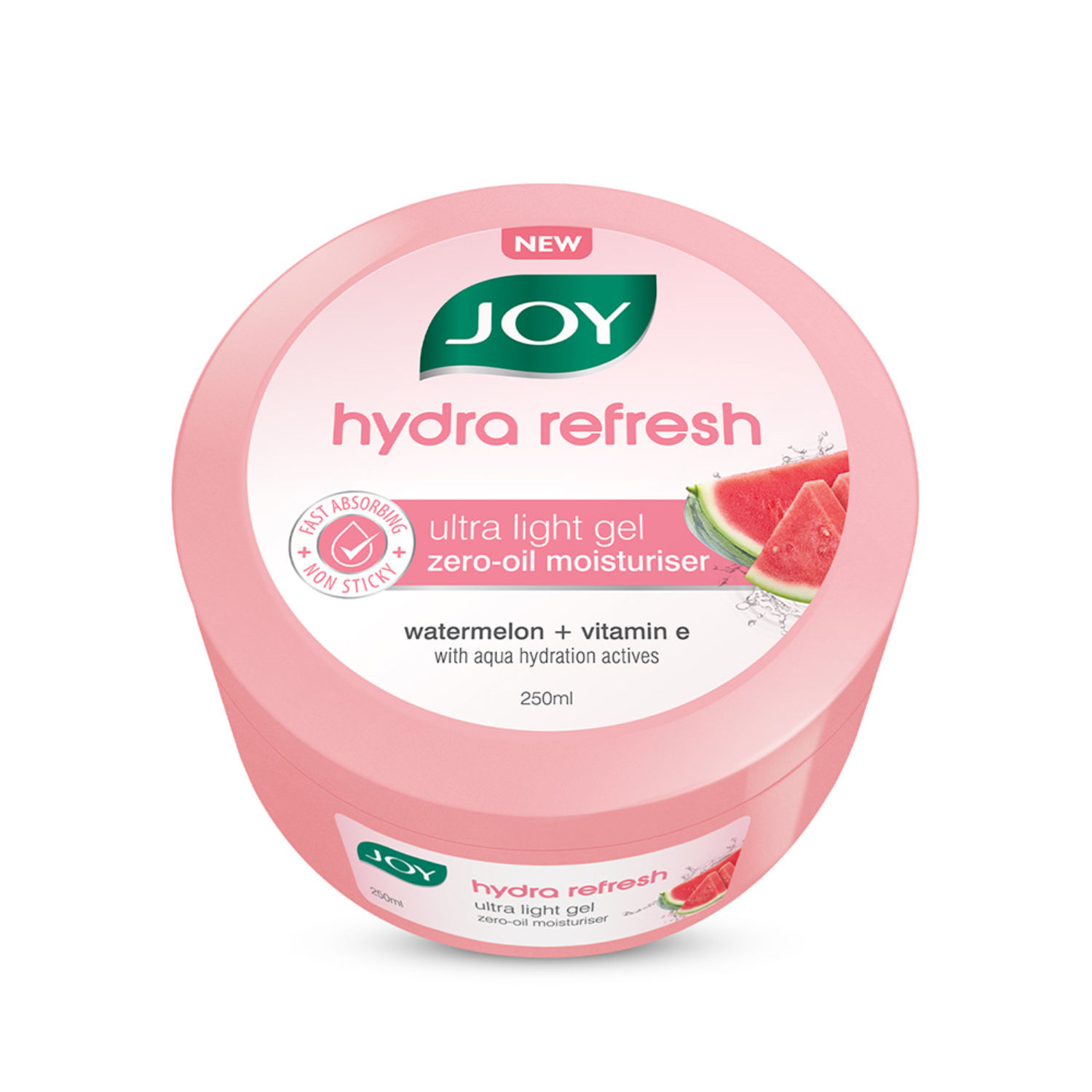 Buy Joy Hydra Refresh Ultra Light Gel Oil Free Moisturizer with Watermelon & Vitamin E (250ml) - Purplle