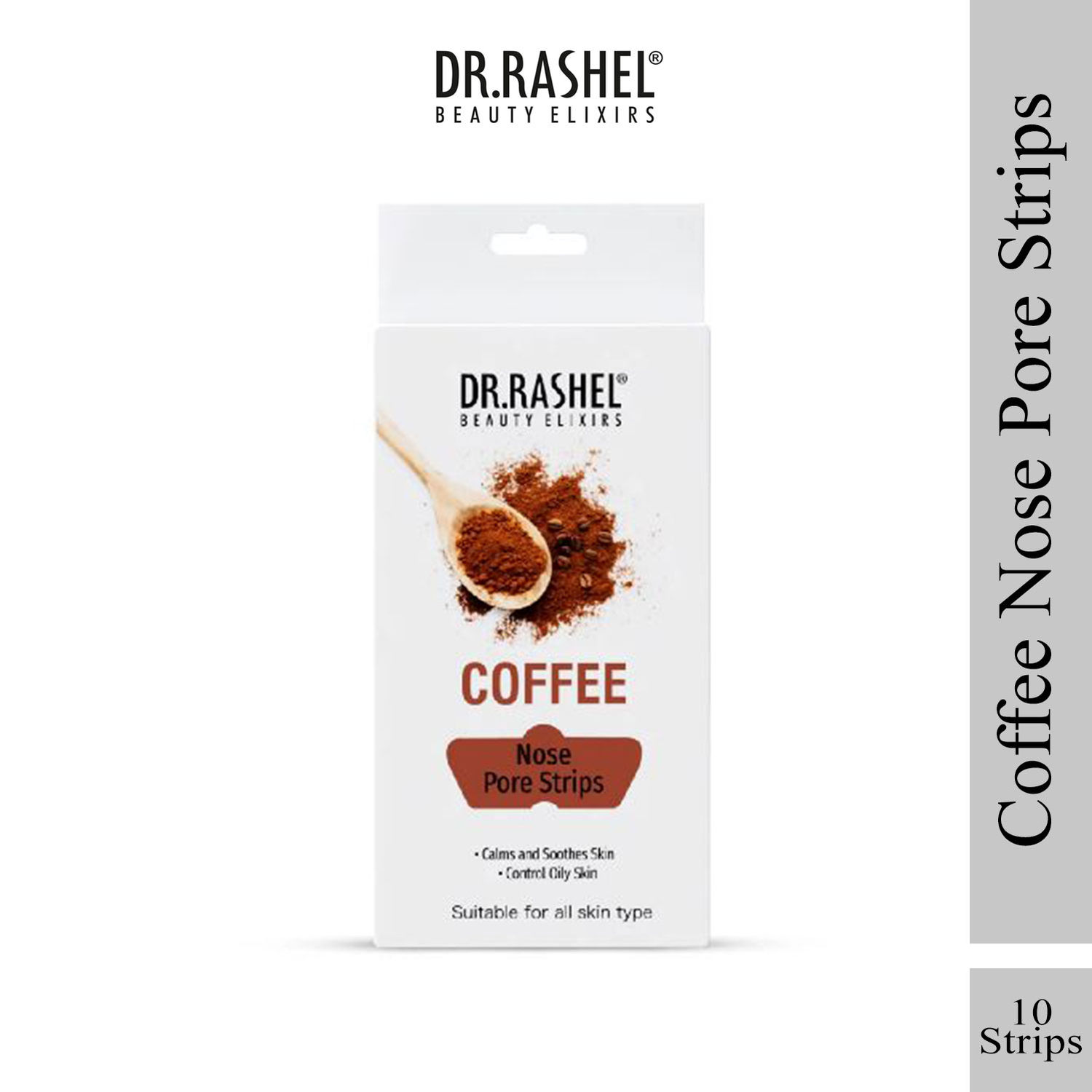 Buy Dr.Rashel Coffee Nose Pore Strip Oil Control (10 Strips) - Purplle