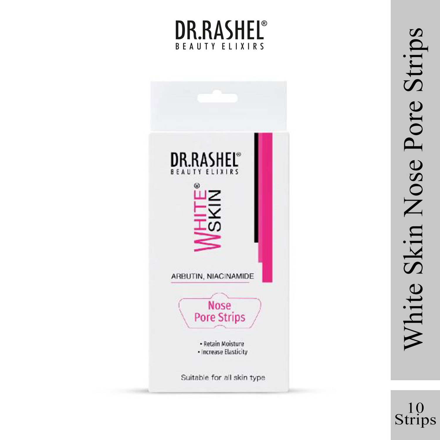 Buy Dr.Rashel White Skin Nose Pore Strips With Arbutin & Niacinamide (10 Strips) - Purplle