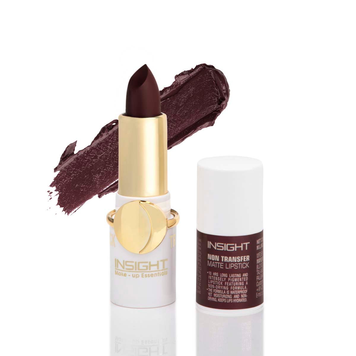 Buy INSIGHT Cosmetics Non Transfer Matte Lipstick (Ll-04)_02 Occult - Purplle