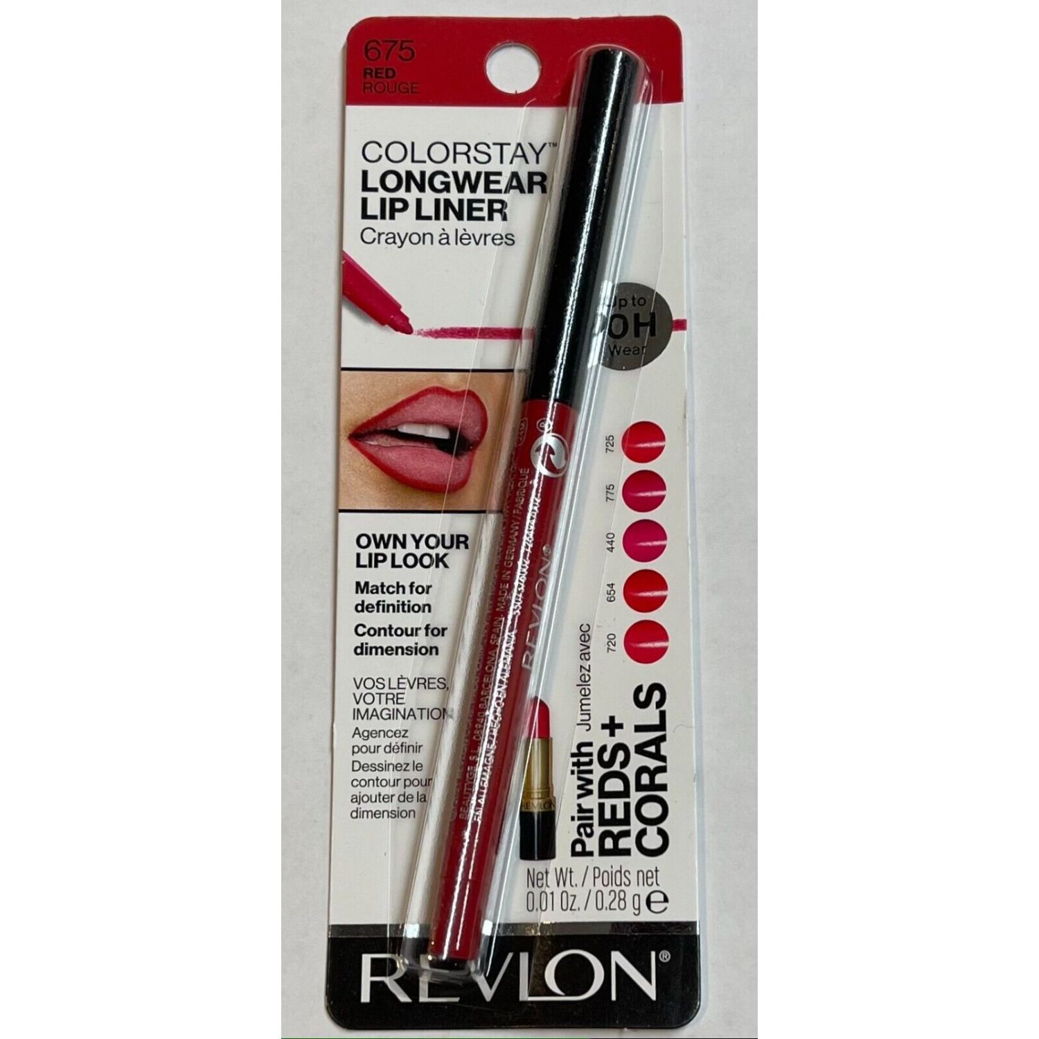 Buy Revlon ColorStay Lip Liner - Red (0.28 g) - Purplle