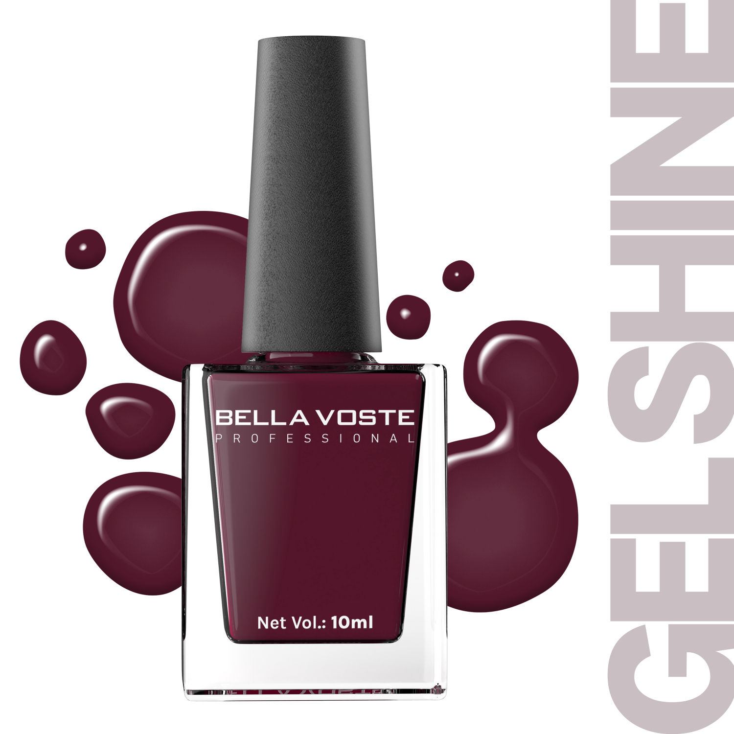 Buy Bella Voste Gel Shine Nail Paints | Quick Drying Formula | Cruelty Free | Paraben Free & No Harmful Chemicals| Vegan | Lasting for 7 Days & more | Chip Resistant | High Shine Formula with Smooth & Easy Application | Shade no - R04 - Purplle
