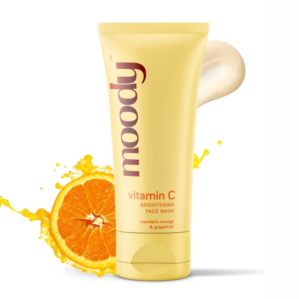 Buy Moody Vitamin C Brightening Face WashMandarin Orange & Grapefruit (100 ml) - Purplle