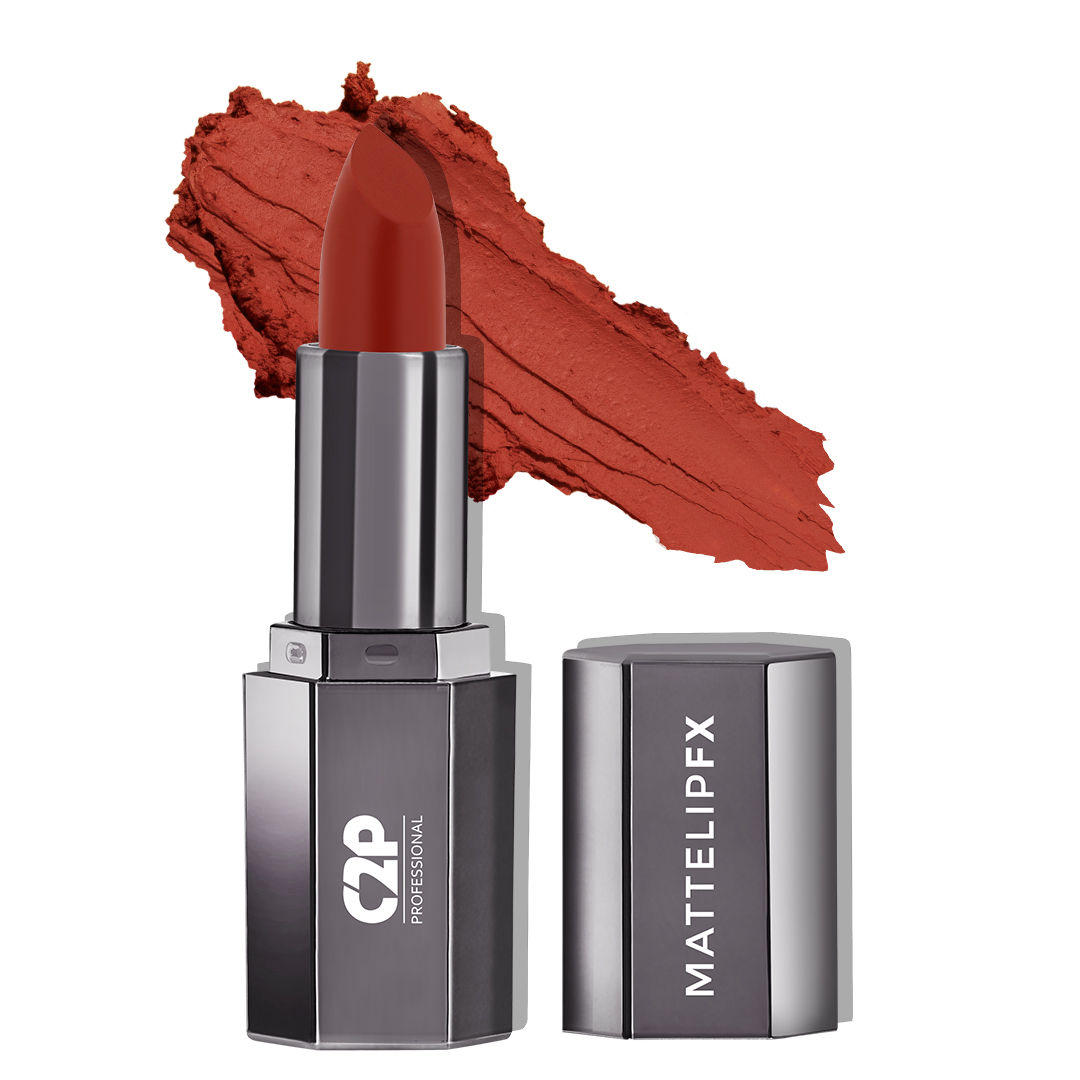 Buy C2P Pro Matte Lip FX Lipstick - Rust Red 02 - Purplle