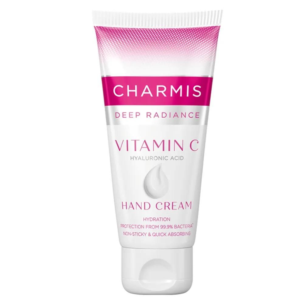 Buy Charmis Deep Radiance Vitamin C Hand Cream with Hyaluronic Acid, Protection from 99.9% Bacteria & Hydrated Hands, Non Sticky, All Skin Types, 50g - Purplle