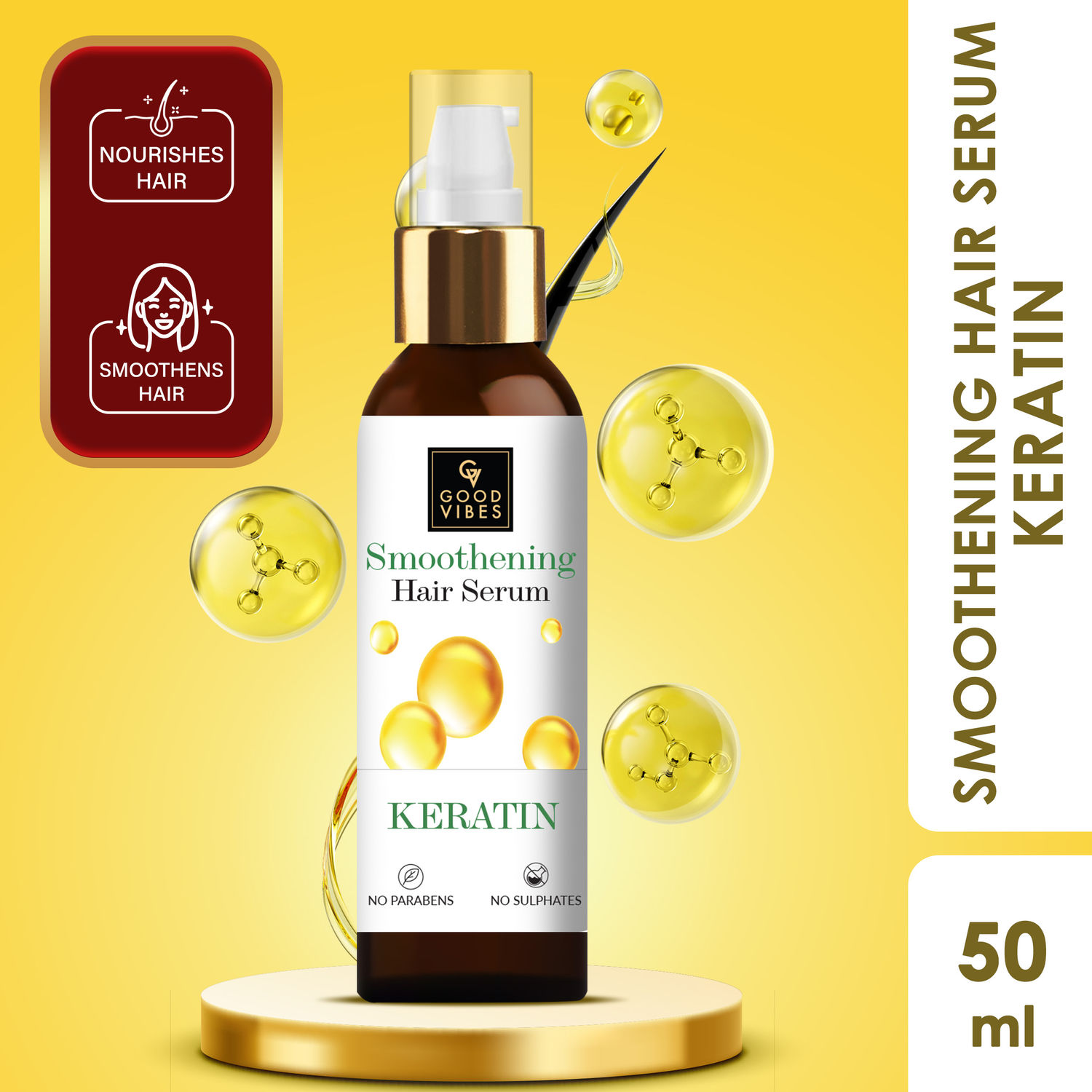 Hair serum shop for smoothened hair