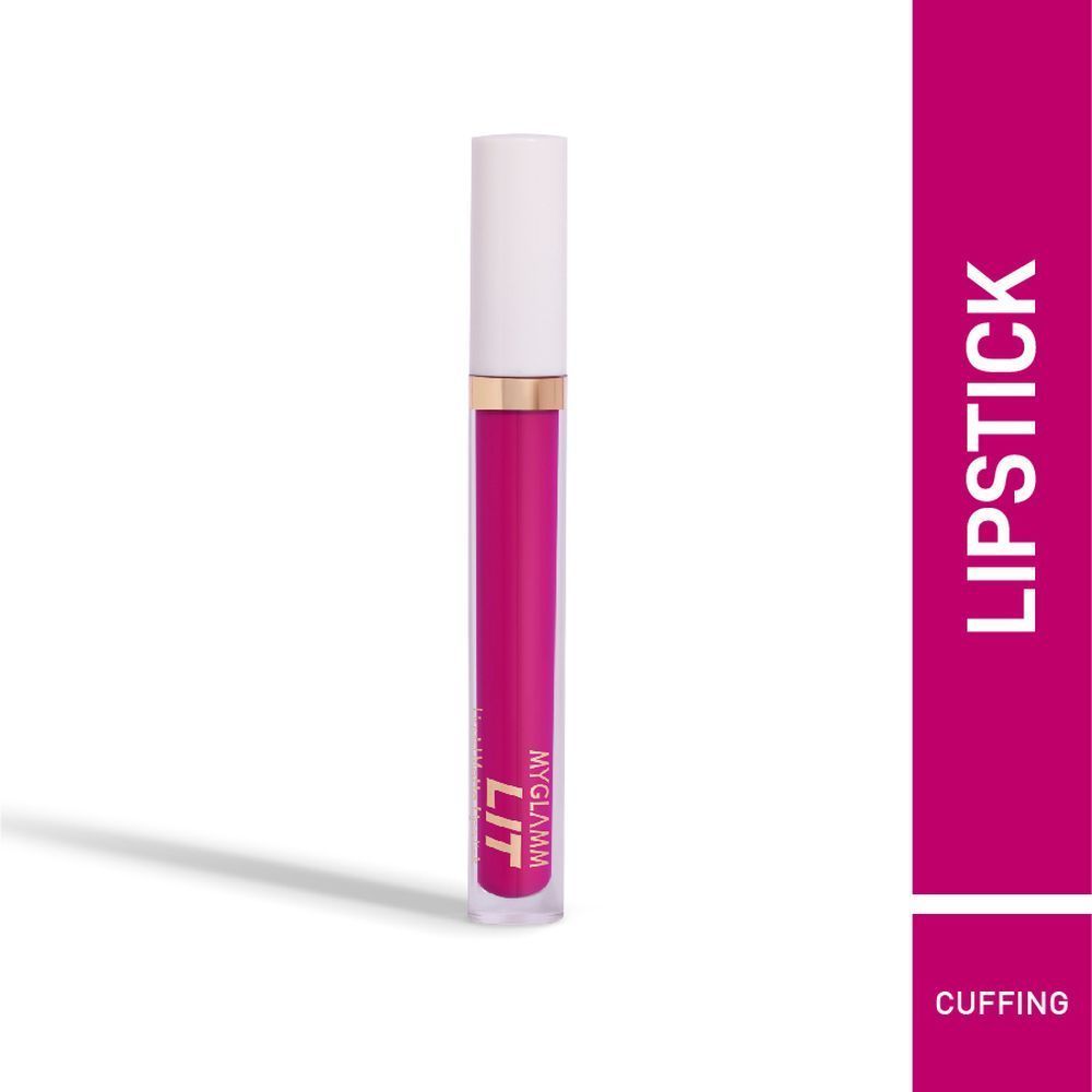 Buy MyGlamm LIT Liquid Matte Lipstick-Cuffing- (3 ml) - Purplle