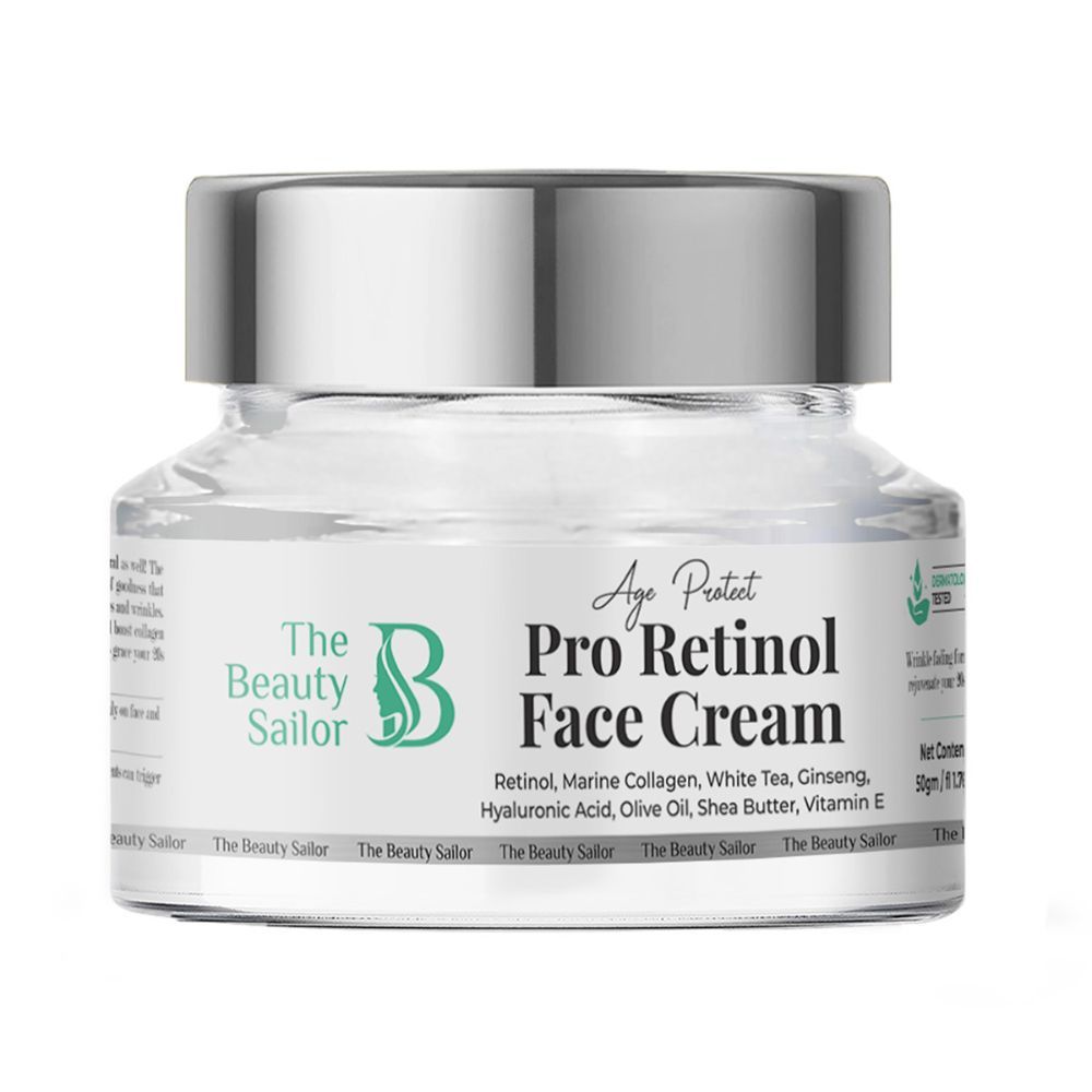 Buy The Beauty Sailor Pro-Retinol Face Cream | Anti-Aging Day Night Cream with Hyaluronic Acid & Vitamin E Extracts | Lightens it | Suitable for Men and Women | 50gm - Purplle