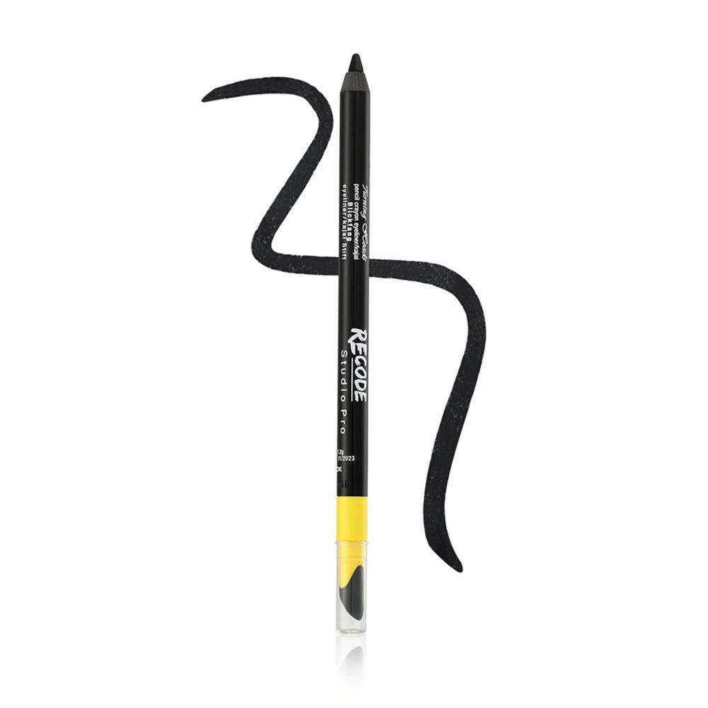 Buy Recode Turning Heads Crayon Gel Eyeliner/Kajal- 01- Black - Purplle
