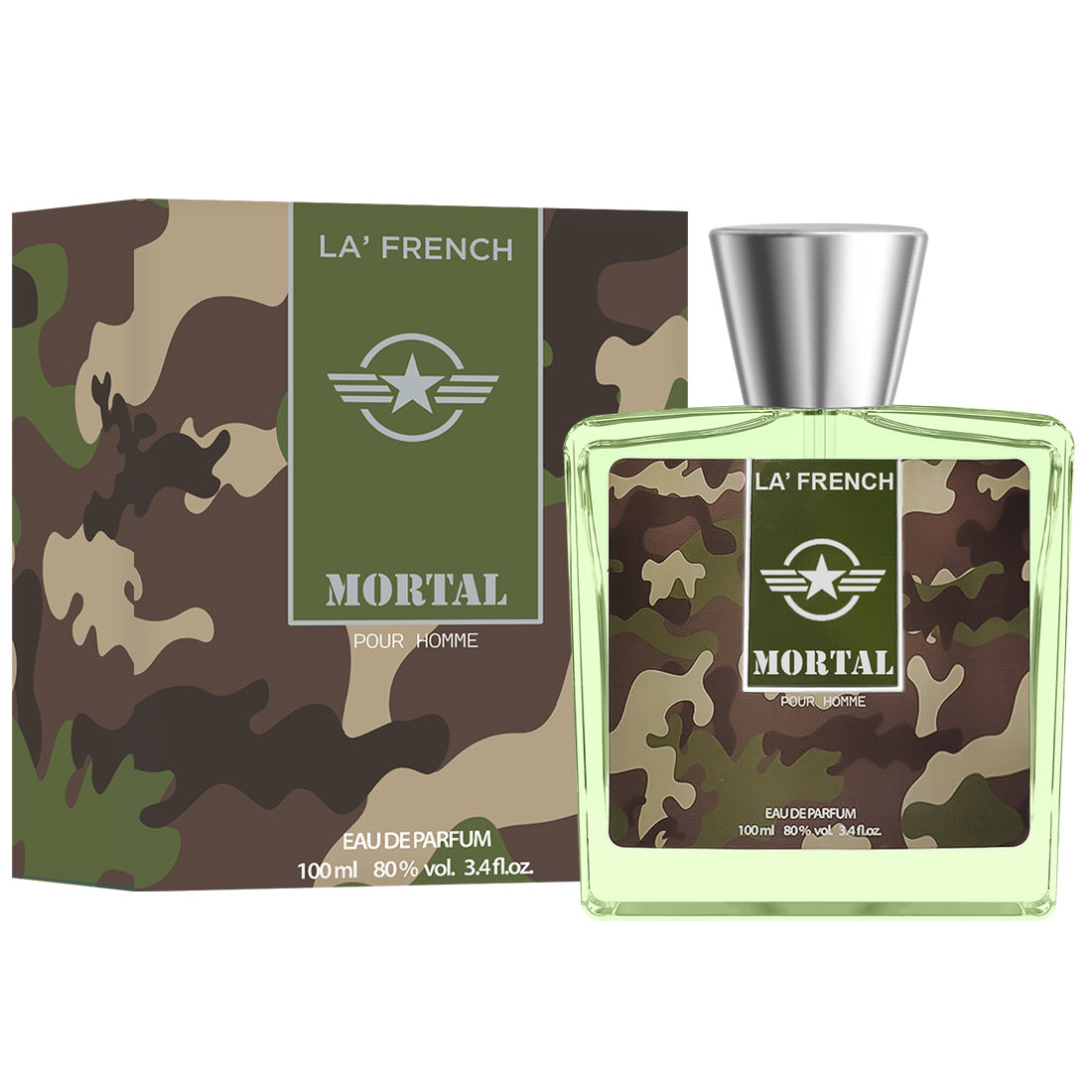 LA French Mortal Pour Homme Eau De Parfum For Men 100ml