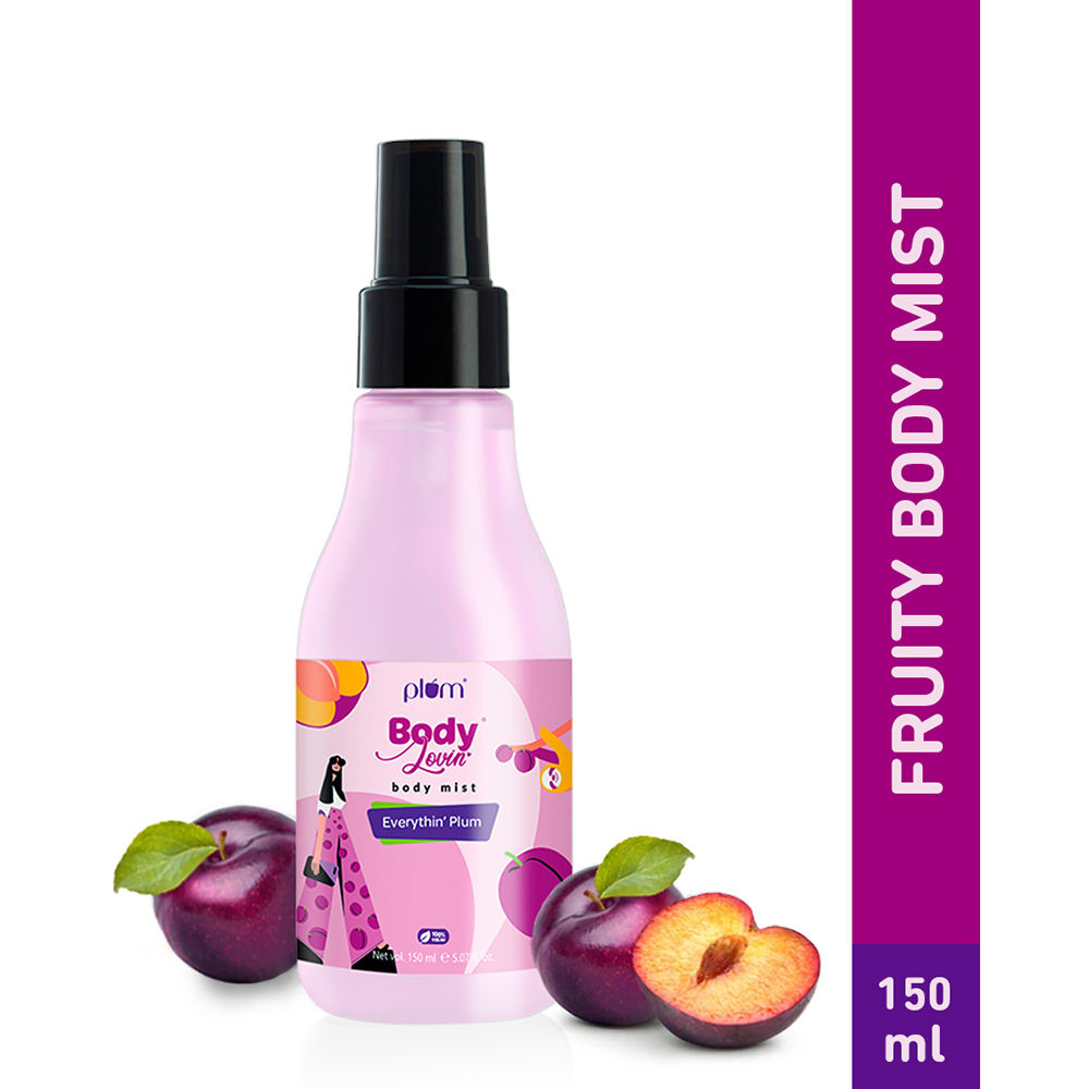 Buy Plum BodyLovin' Everythin' Plum Body Mist | Long Lasting Fruity Fragrance For Women & Men With Plum, Jasmine & Vanilla | High On Fun | Travel-Friendly Perfume Body Spray 150 ml - Purplle