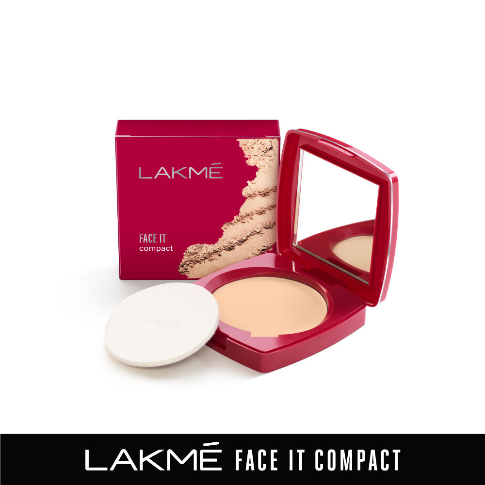 Buy Lakme Face It Compact, natural marble, 9 g - Purplle