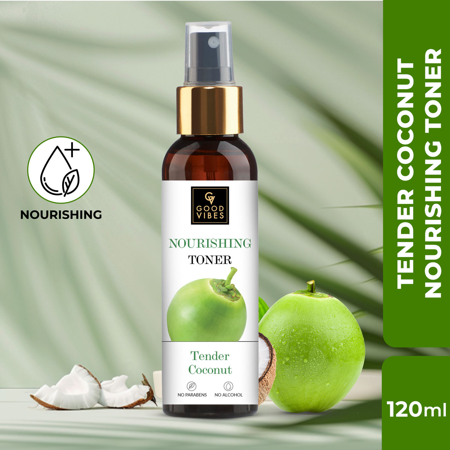 Buy Good Vibes Tender Coconut Nourishing Toner (120 ml) - Purplle