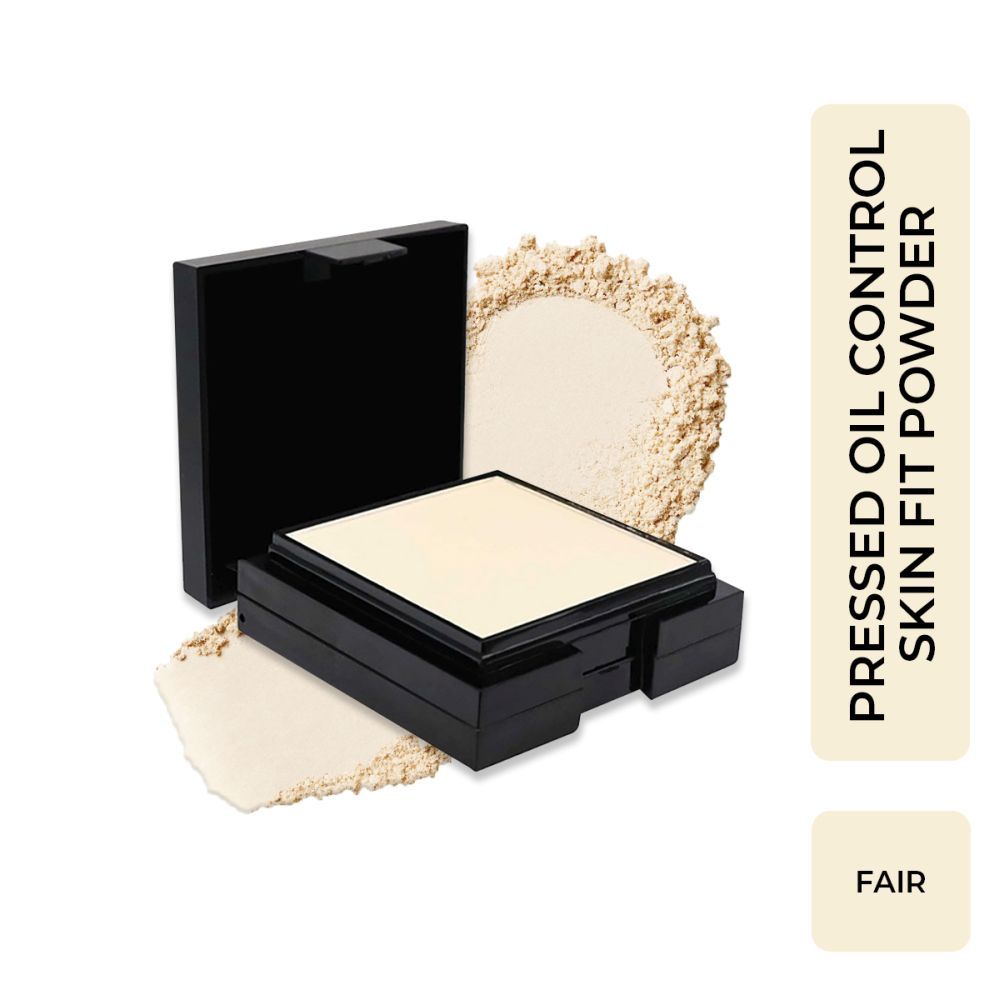 Buy Half N Half Pressed Oil Control Skin Fit Powder, Skin Whitening, Fair (20gm) - Purplle