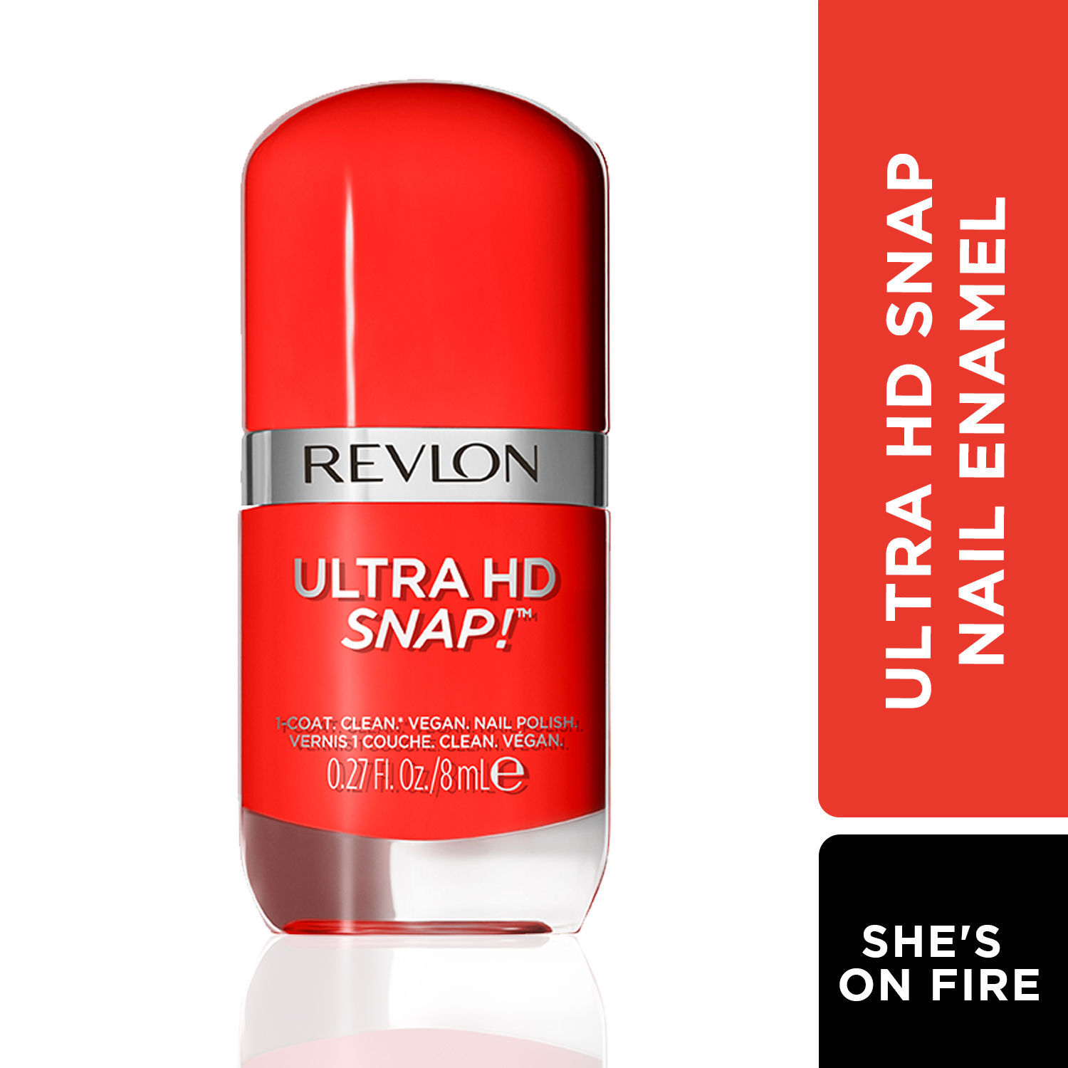 Buy Revlon Ultra HD Snap Nail Polish - shade - She's on fire - Purplle