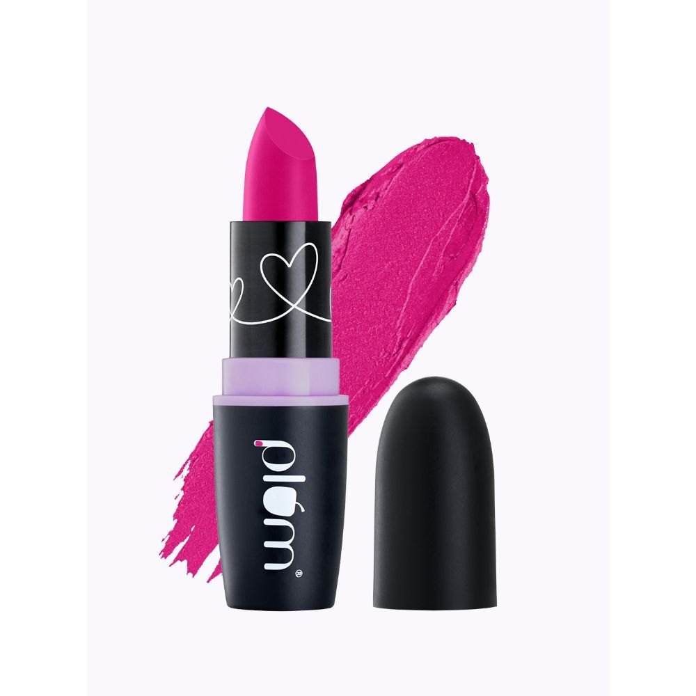 Buy Plum Matterrific Lipstick | Highly Pigmented | Nourishing & Non-Drying | 100% Vegan & Cruelty Free | Sink In Pink - 136 (Fuchsia Pink) - Purplle