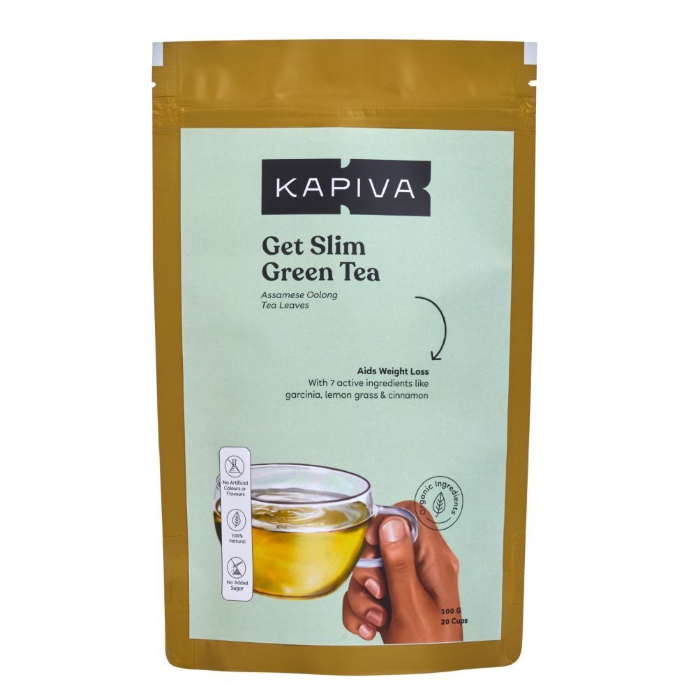 Buy Kapiva Get Slim Green Tea 100 Grams - Purplle