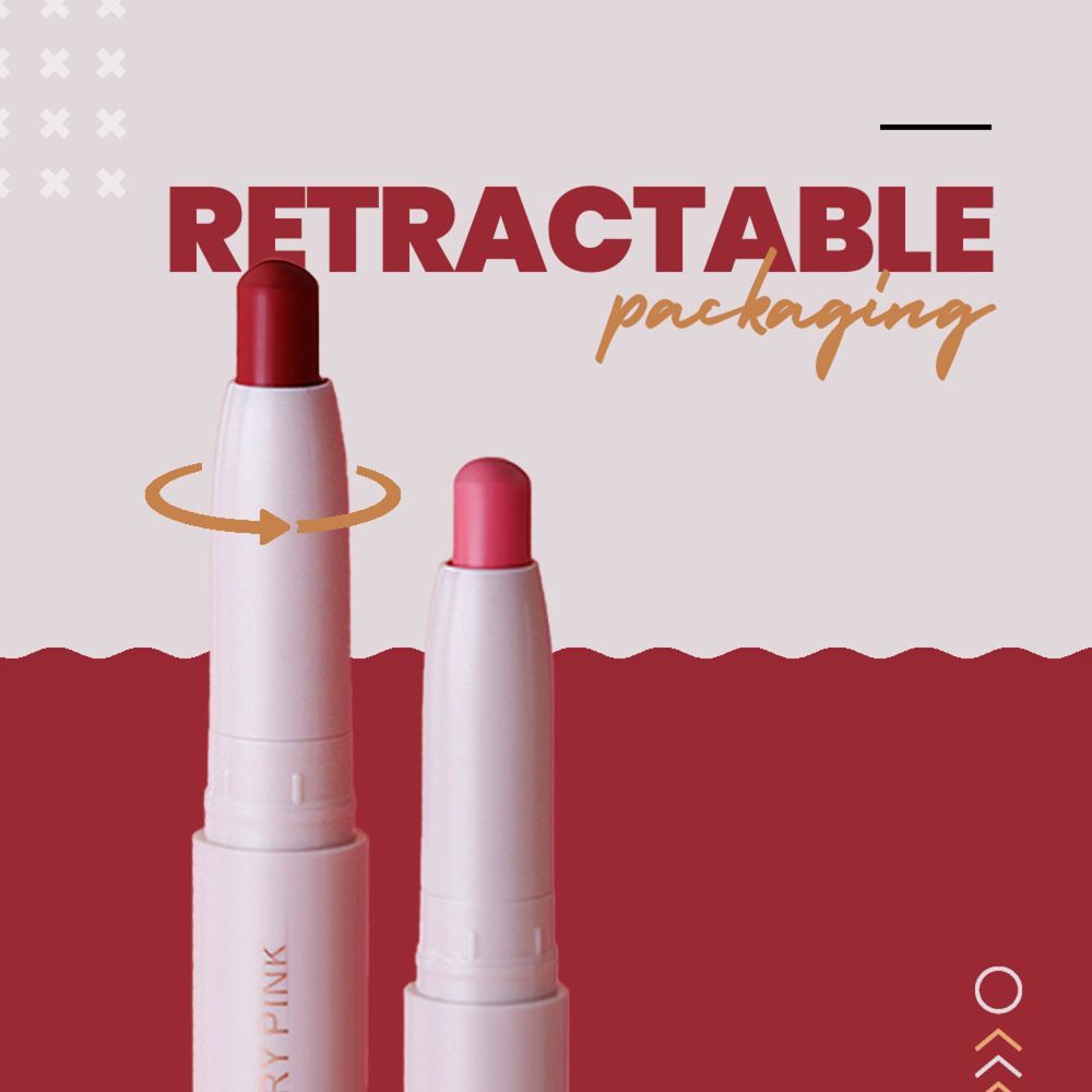 MARS Non-Transfer Poppins Lip Crayon (PINK MUSE-24)