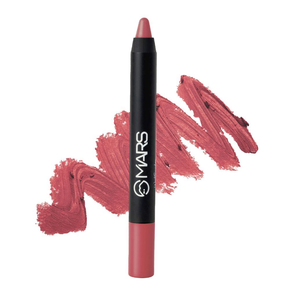 Buy MARS Long Lasting Won't Smudge Won't Budge Lip Crayon with Matte Finish - I am Romantic| 3.5g - Purplle