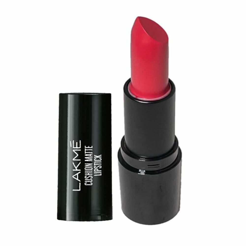 Buy Lakme Cushion Matte Lipstick, Coral Summer, 4.5g - Purplle