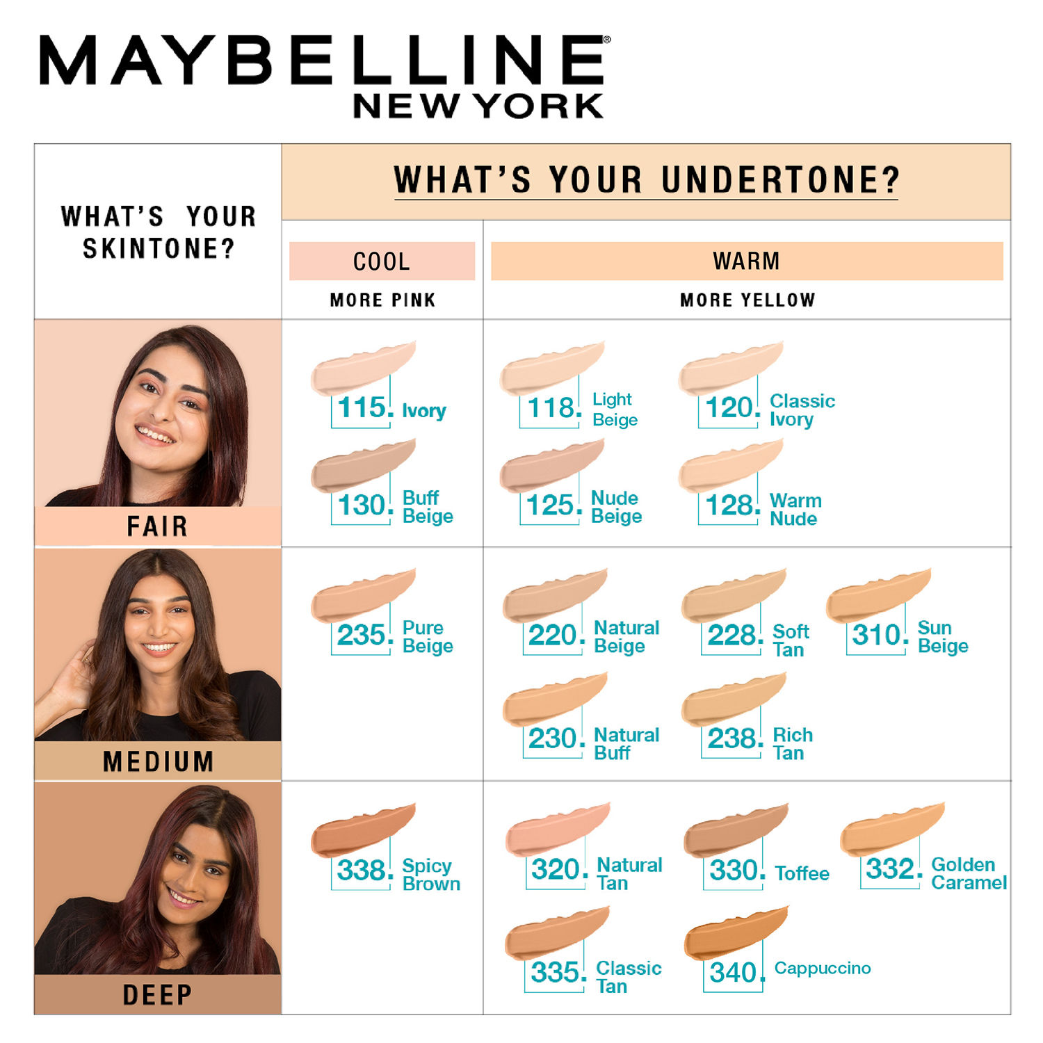 Maybelline Fit Me Matte + Poreless Oil Free Liquid Foundation - 1 Fl Oz -  340 Cappuccino - 1 Fl Oz : Target