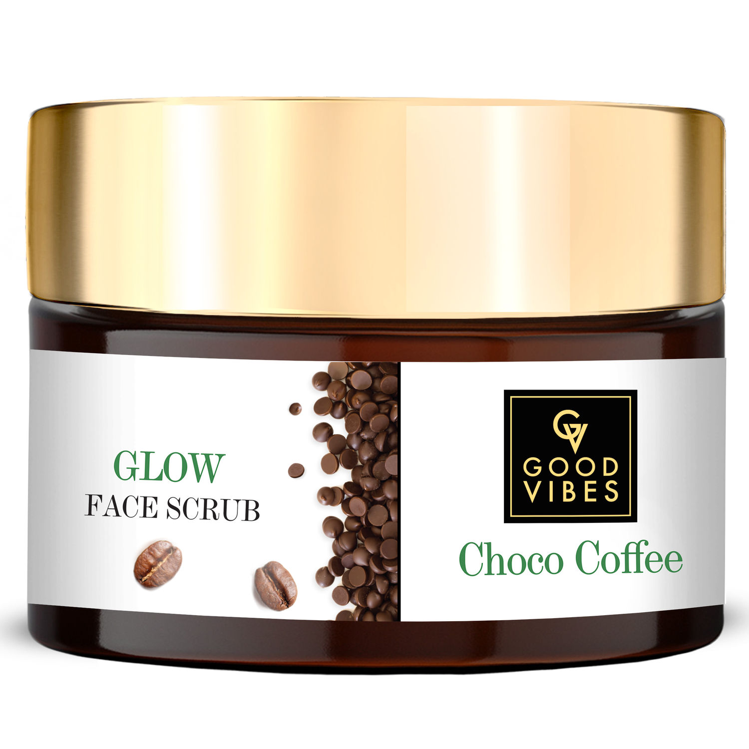 Buy Good Vibes Choco Coffee Glow Face Scrub | Hydrating, Cleansing | No Parabens, No Sulphates, No Mineral Oil, No Animal Testing (50 g) - Purplle