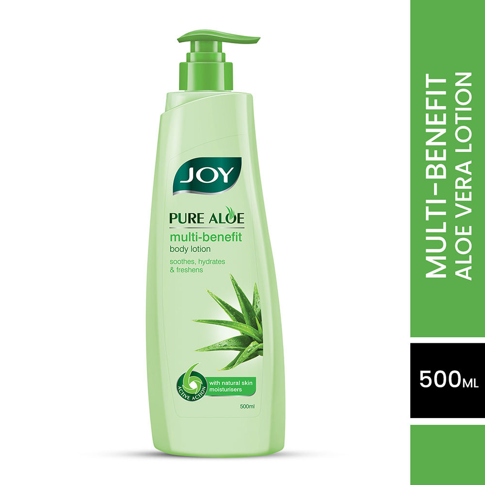 Buy Joy Pure Aloe Multi-Benefit Aloe Vera Body Lotion (500 ml) - Purplle