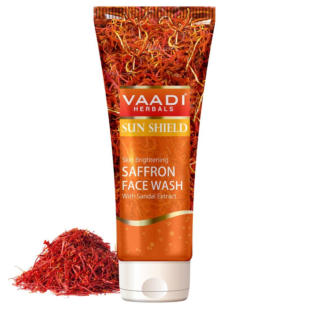 Buy Vaadi Herbals Skin Whitening Saffron Face Wash With Sandal Extract (60 ml) - Purplle