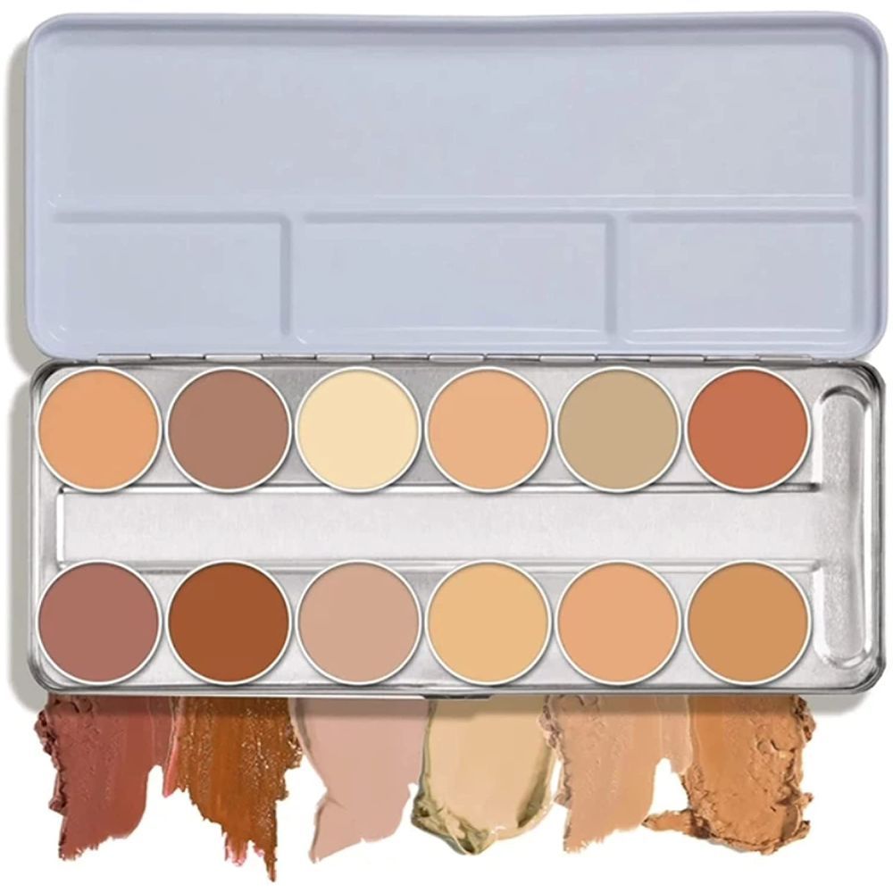 M M Derma Color 12 Color Creme Concealer Palette