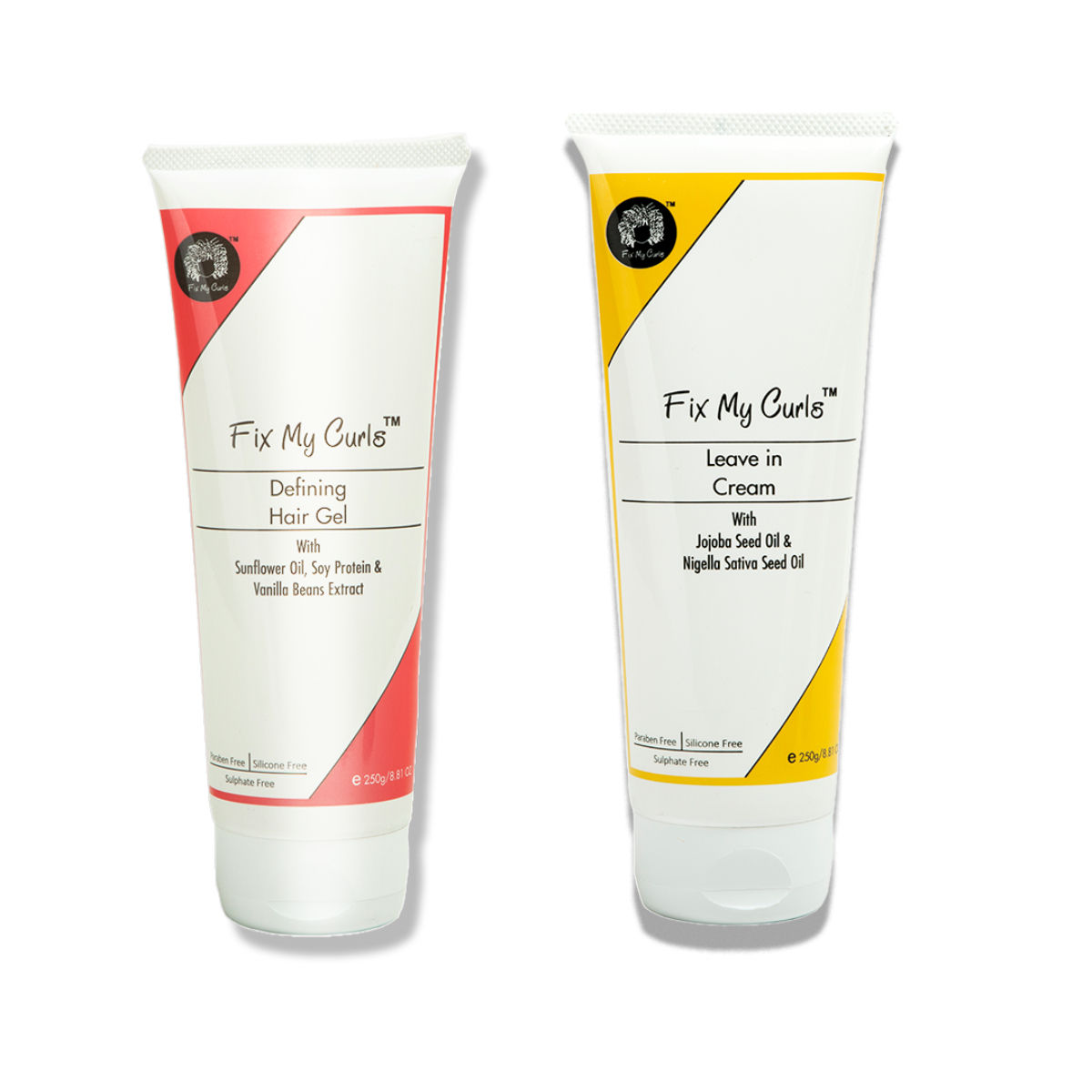 Buy Fix My Curls Styling Bundle With Defining Hair Gel And Leave In Cream, 250ML Each - Purplle