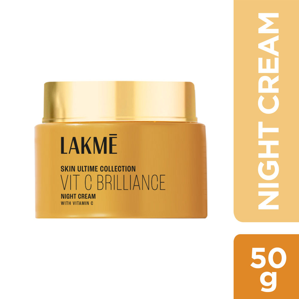 Buy Lakme Vitamin C+ Night Cream 50 g - Purplle