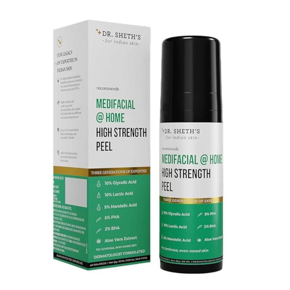 Buy Dr. Sheth's Medifacial @ Home High Strength Peel-30ml - Purplle