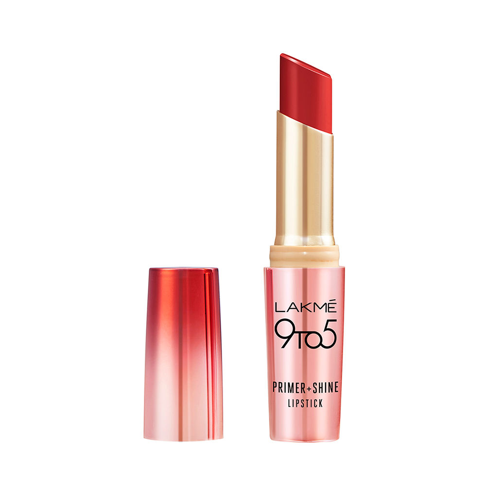 Buy Lakme 9to5 P+S Lipstick, Retro Red, 3.6 gm - Purplle