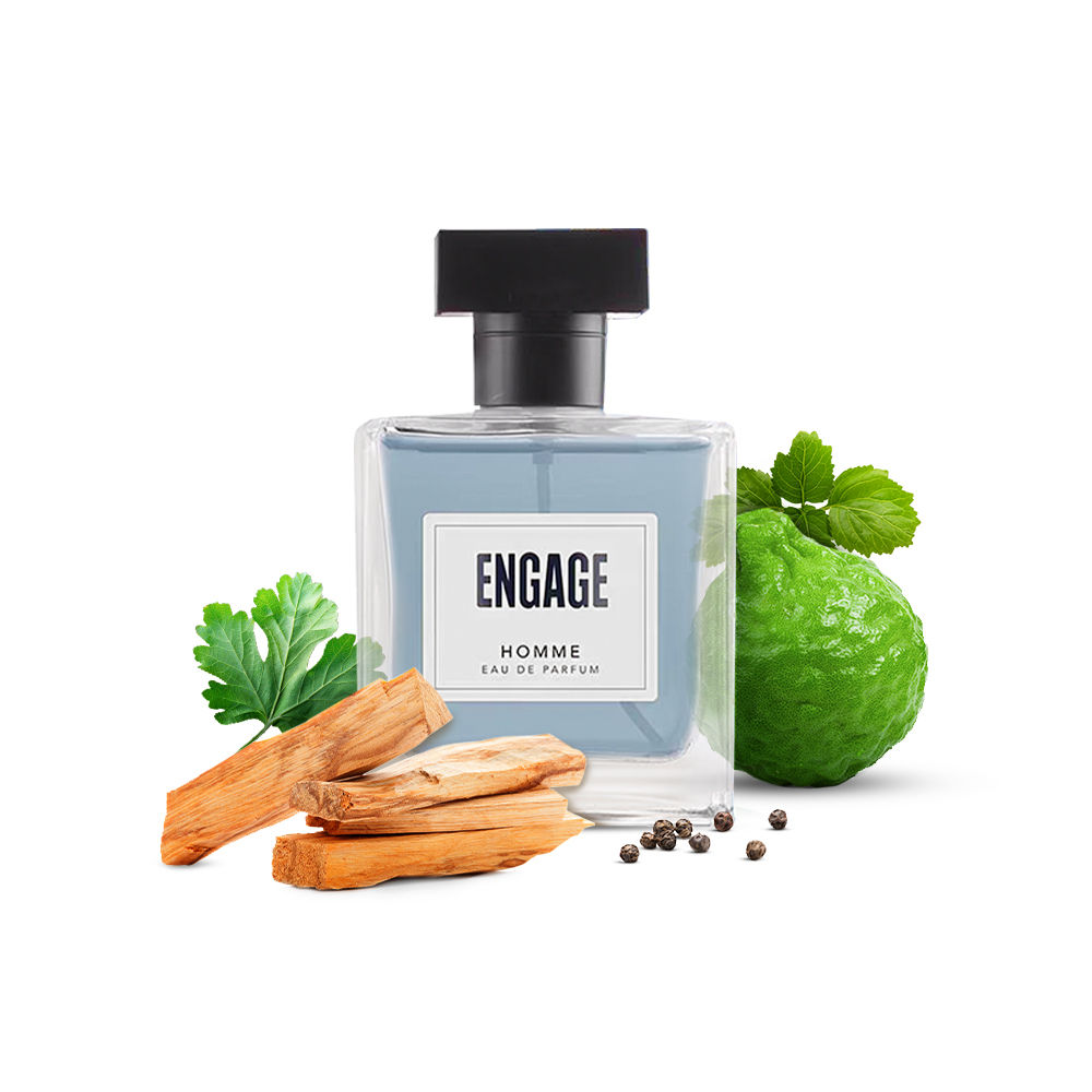 Buy Engage Homme Perfume for Men Long Lasting Smell, Citrus and Fresh Fragrance Scent, for Everyday Use, Gift for Men, Free Tester with pack, 100ml - Purplle