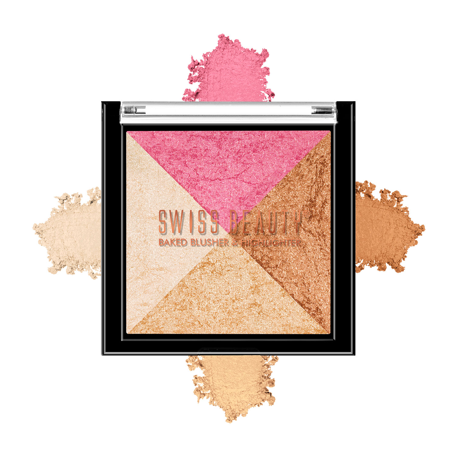 Buy Swiss Beauty Baked Blusher & Highlighter - Multi-05 (7 g) - Purplle