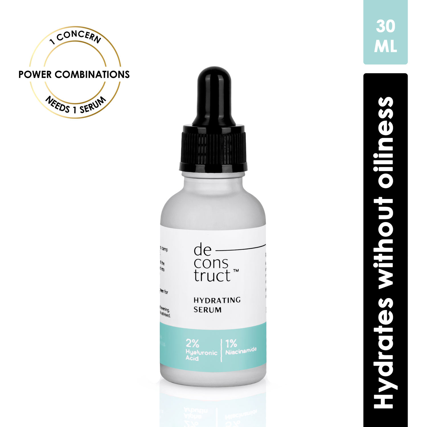 Buy Deconstruct Hydrating Serum - 2% Hyaluronic Acid + 1% Niacinamide - (30 ml) - Purplle