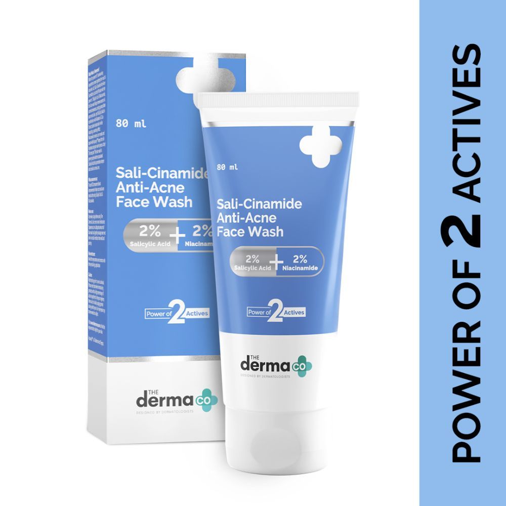 Buy The Derma co.Sali-Cinamide Anti-Acne Face Wash with 2% Salicylic Acid & 2% Niacinamide (80 ml) - Purplle
