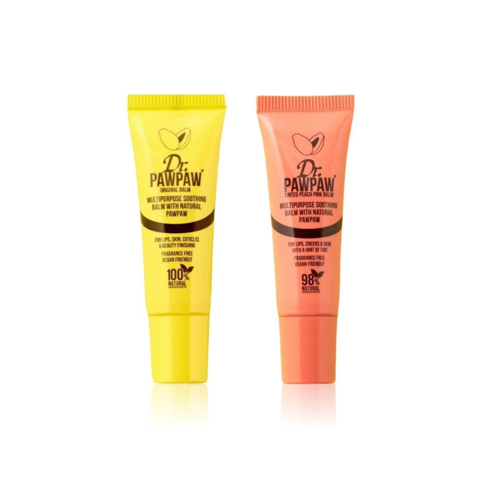 Buy Dr.PAWPAW Lip Balm Super Saver Combo | Original (10 ml) & Peach Pink (10 ml) - Purplle