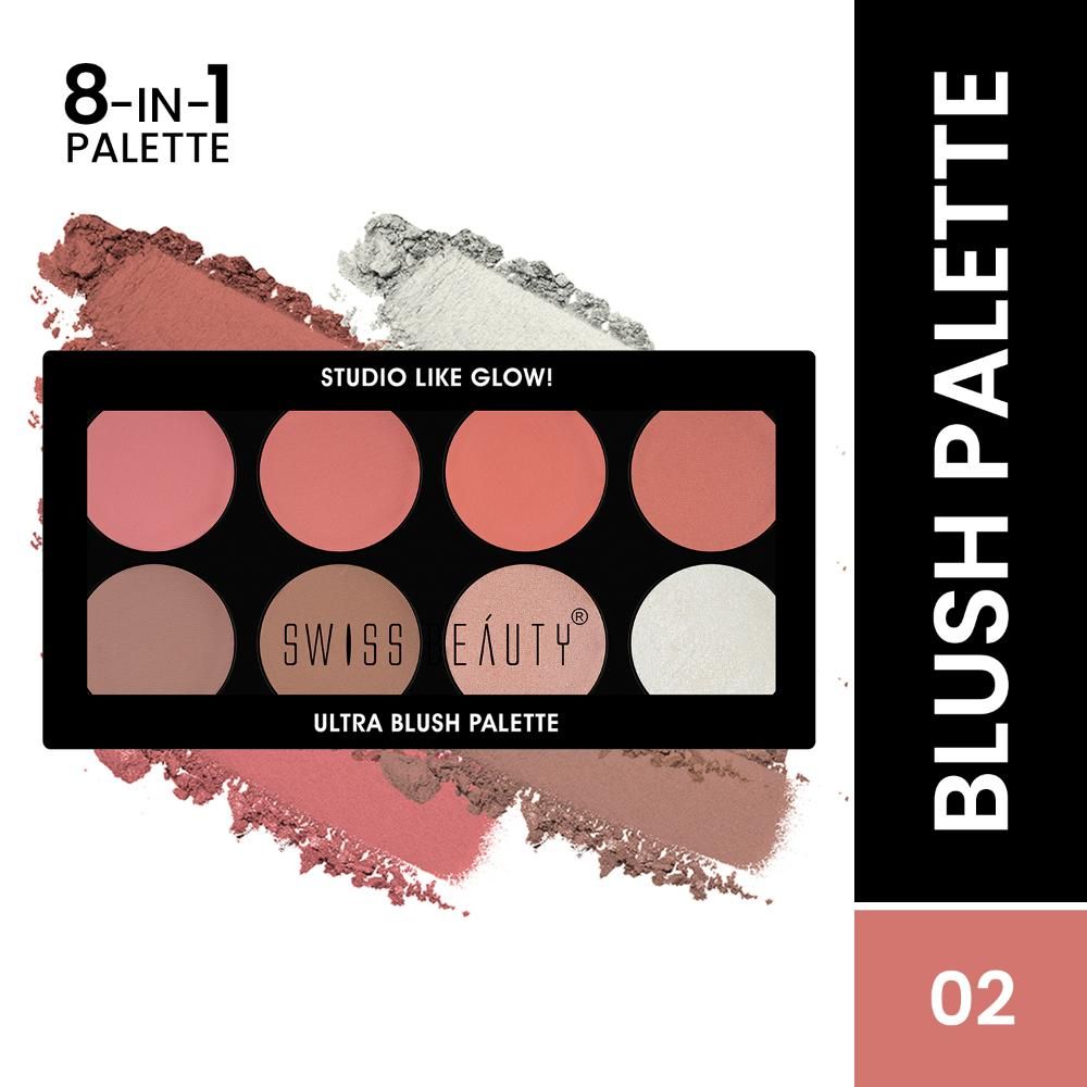 Buy Swiss Beauty Ultra Blush Palette 2(16 g) - Purplle