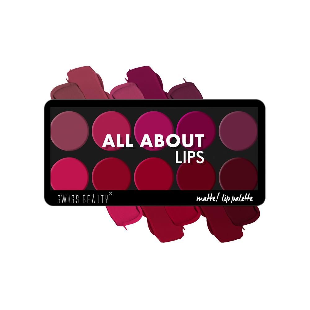 Buy Swiss Beauty Matte Lip Pallete - 02 (12 g) - Purplle