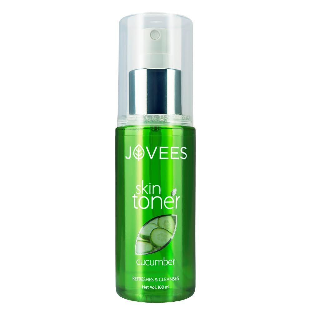 Buy Jovees Herbal Cucumber Skin Toner | Toner for Oily,  Acne Prone Skin | Pore Tightening and glowing skin | 100% Natural | For Oily Skin | Paraben Free 100 ml - Purplle