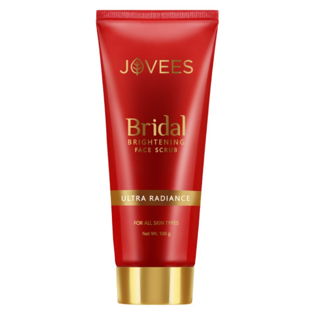 Buy Jovees Herbal Bridal Brightening Face Scrub With Turmeric, Honey & Pearl Millet Flour | For All Skin Types | Gently Remove Dead Skin | For Ultra Radiance 100gm - Purplle