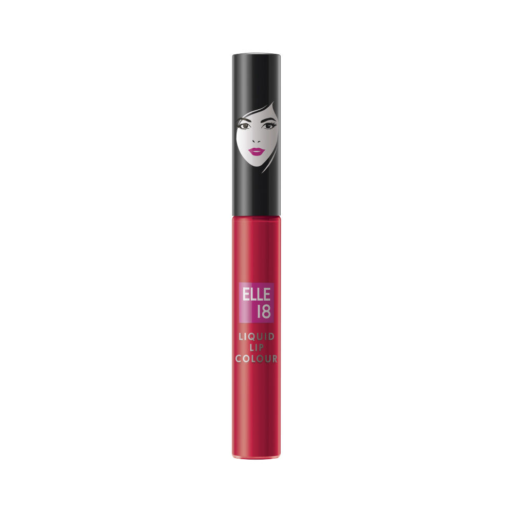 Buy Elle18 Liquid Lip Color, Smashing Red, 5.6ml - Purplle