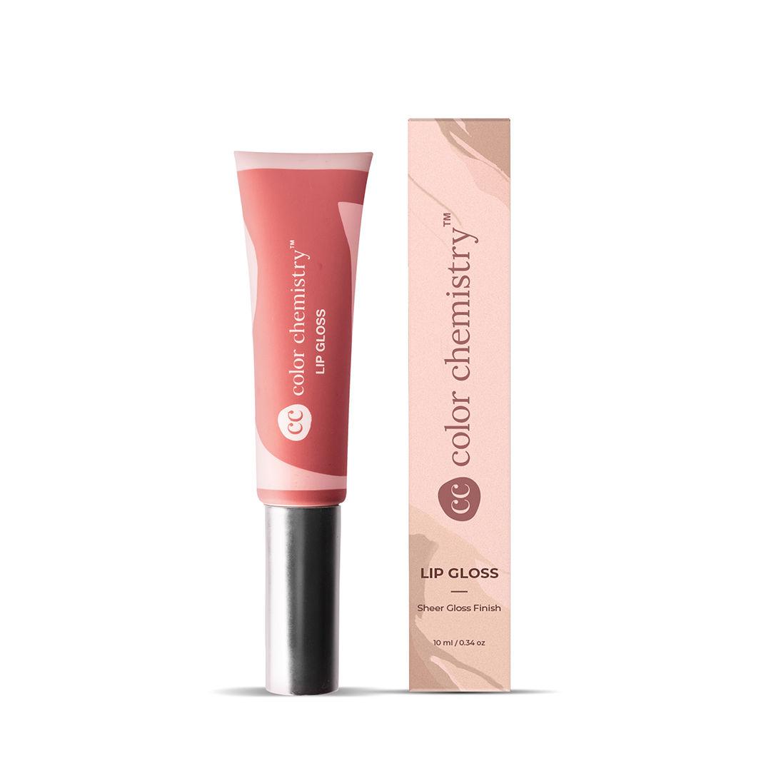 Buy Color Chemistry Lip Gloss, Fuller & Plumper Lips, Non-sticky formula, Enriched with Rosehip & Green Tea - Certified Organic (10 ml) Bubblegum LG02 - Purplle